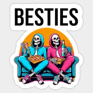 Besties best friends Sticker